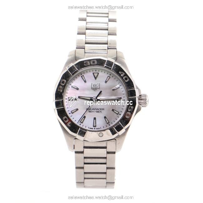 TAG Heuer Pink Aquaracer 300m Quartz Stainless Steel and Mother Of Pearl 27 Watch TAG Heuer Pink Aquaracer 300m Quartz Stainless Steel and Mother Of Pearl 27 Watch