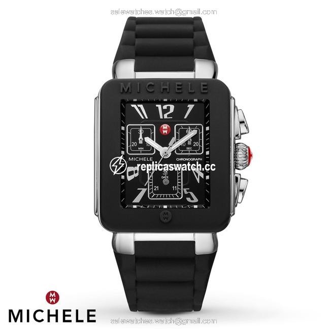 Michele Black/ Silver Jelly Park Womens Mww06l000002 Watch Michele Black/ Silver Jelly Park Womens Mww06l000002 Watch