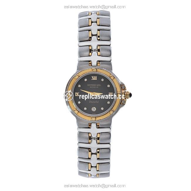 Raymond Weil Two-tone 9990 /D Parsifal Black Diamond Dial Watch Raymond Weil Two-tone 9990 /D Parsifal Black Diamond Dial Watch