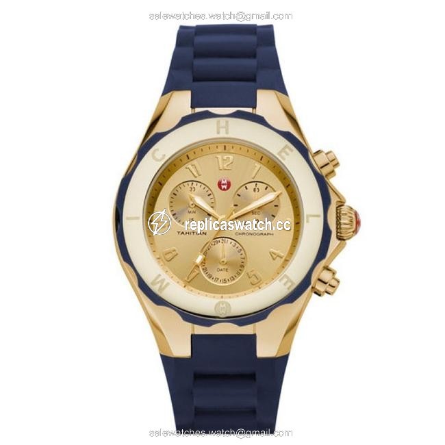 Michele Jelly Mww12f000040 Tahitian Bean Watch Michele Jelly Mww12f000040 Tahitian Bean Watch