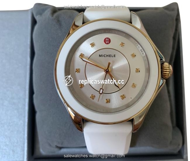 Michele Multicolor " Interchangeable Strap" Cape Topaz Mww27a000024 Watch Michele Multicolor " Interchangeable Strap" Cape Topaz Mww27a000024 Watch