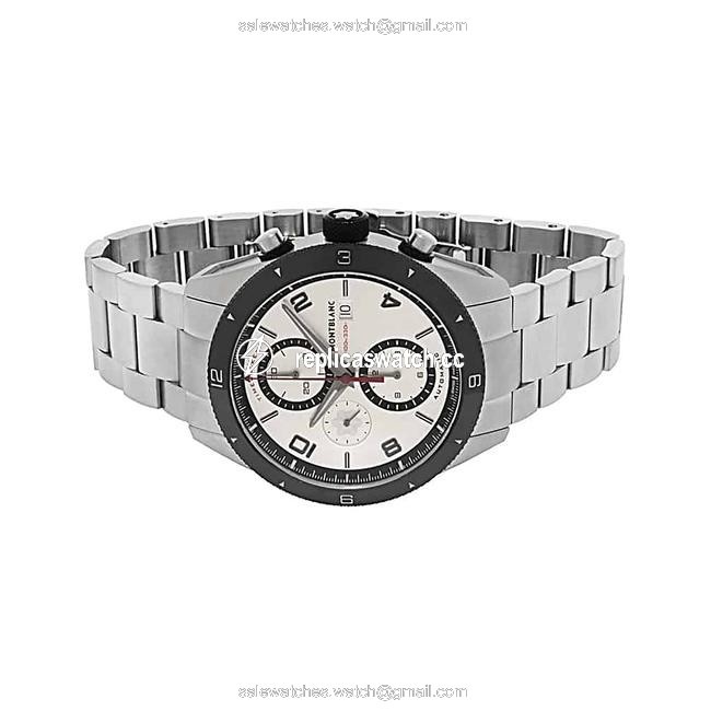 Montblanc Silver Timewalker Chronograph Watch Montblanc Silver Timewalker Chronograph Watch