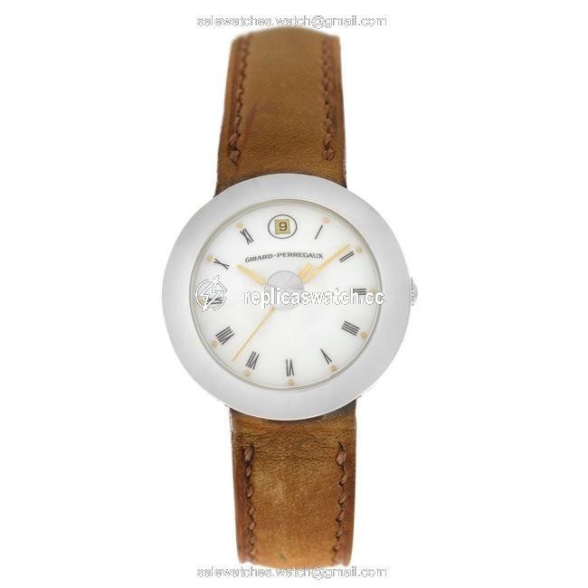Girard-Perregaux Silver Ladies Equation Focal Steel 26mm Quartz See Through Watch Girard-Perregaux Silver Ladies Equation Focal Steel 26mm Quartz See Through Watch