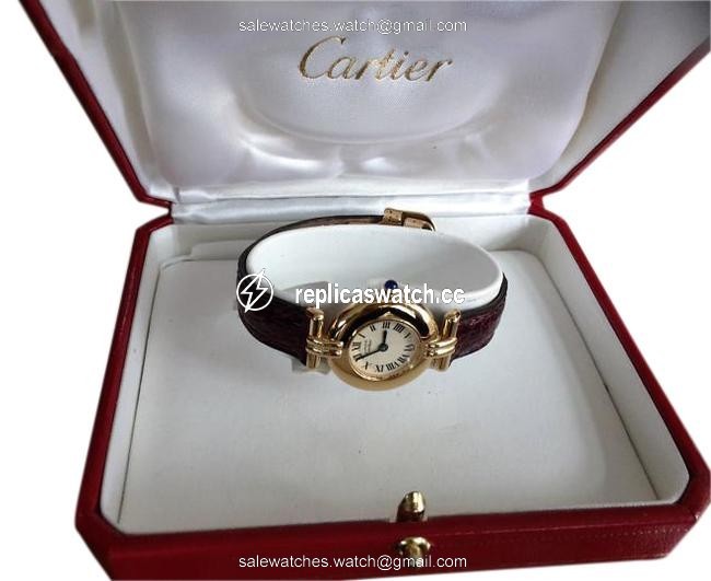 Cartier Ladies Must De 18k Vermeil Gold Plated Watch Cartier Ladies Must De 18k Vermeil Gold Plated Watch