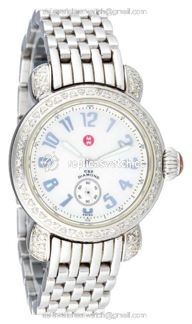 Michele Petite Csx Diamond Watch Michele Petite Csx Diamond Watch