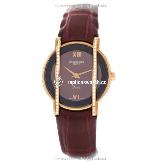 Raymond Weil Gold Ladies Othello 12021-gs-00480 18k Diamond Quartz Watch Raymond Weil Gold Ladies Othello 12021-gs-00480 18k Diamond Quartz Watch