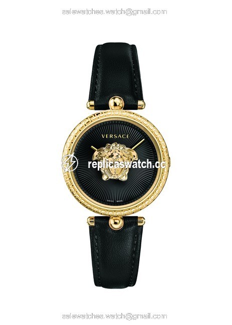 Versace Black & Gold Palazzo Empire Watch Versace Black & Gold Palazzo Empire Watch