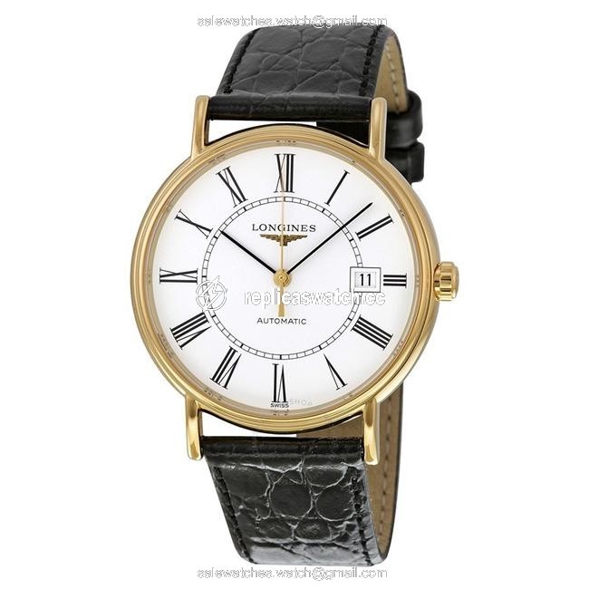 Longines White Dial with Gold Plate La Grade Classique 38mm Watch Longines White Dial with Gold Plate La Grade Classique 38mm Watch