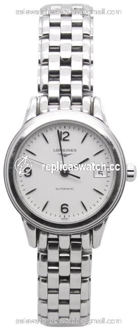 Longines Stainless Steel Flagship White Dial 26mm Womens L4.274.4 Watch Longines Stainless Steel Flagship White Dial 26mm Womens L4.274.4 Watch