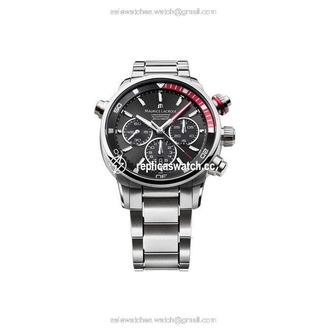 Maurice Lacroix Silver/Stainless Steele Pt6018-ss002-330 Pontos Silver-tone Mens Watch Maurice Lacroix Silver/Stainless Steele Pt6018-ss002-330 Pontos Silver-tone Mens Watch