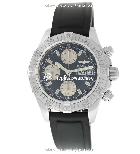 Breitling Silver Mens Superocean A13340 Stainless Steel 42mm Watch Breitling Silver Mens Superocean A13340 Stainless Steel 42mm Watch