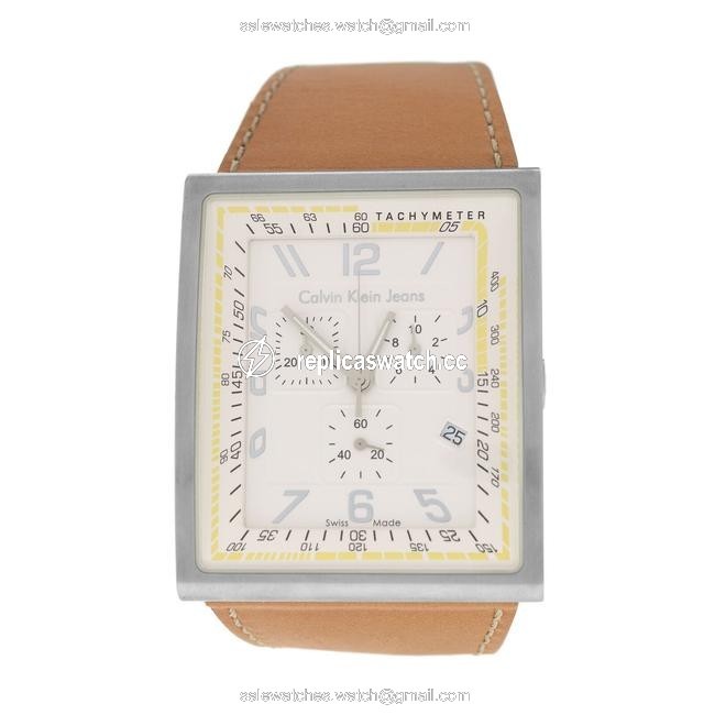 Calvin Klein Silver Mens K22211 Stainless Steel Day Date Quartz 41mm Watch Calvin Klein Silver Mens K22211 Stainless Steel Day Date Quartz 41mm Watch