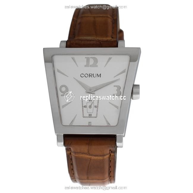 Corum Silver Mens Trapeze 106.404.20 Stainless Steel Quartz 41mm Watch Corum Silver Mens Trapeze 106.404.20 Stainless Steel Quartz 41mm Watch