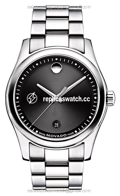 Movado Silver Mens Museum Sportivo 40mm Watch Movado Silver Mens Museum Sportivo 40mm Watch