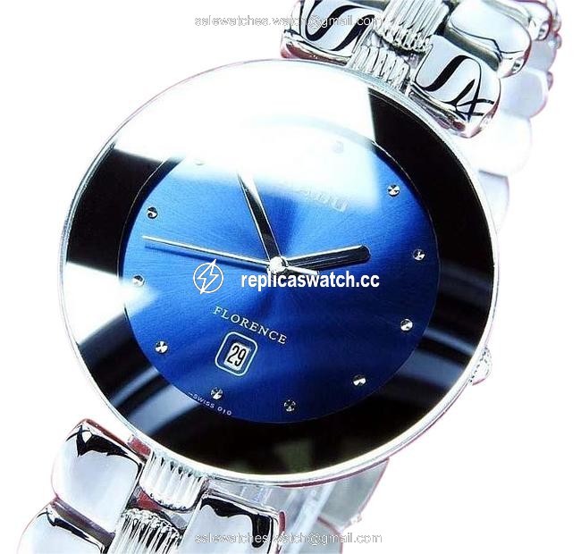 Rado Silver Blue W Unisex Diastar St.steel Dial Quartz W/Bracelet Watch Rado Silver Blue W Unisex Diastar St.steel Dial Quartz W/Bracelet Watch