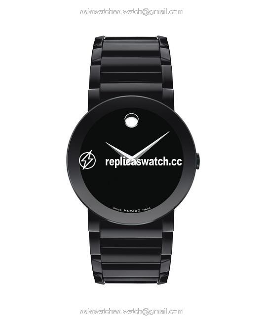 Movado Black Sapphire Pvd Bracelet Mens 0606307 Watch Movado Black Sapphire Pvd Bracelet Mens 0606307 Watch