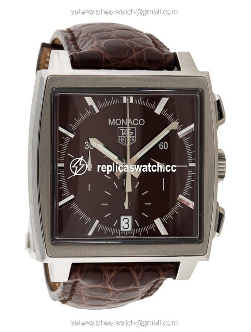 TAG Heuer Brown Monaco Watch TAG Heuer Brown Monaco Watch