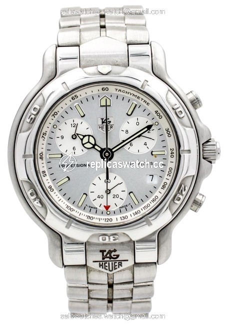 TAG Heuer Stainless Steel 6000 Professional Chronograph Mens Quartz Divers Watch TAG Heuer Stainless Steel 6000 Professional Chronograph Mens Quartz Divers Watch