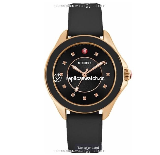 Michele Rose Gold/Black Watch Michele Rose Gold/Black Watch