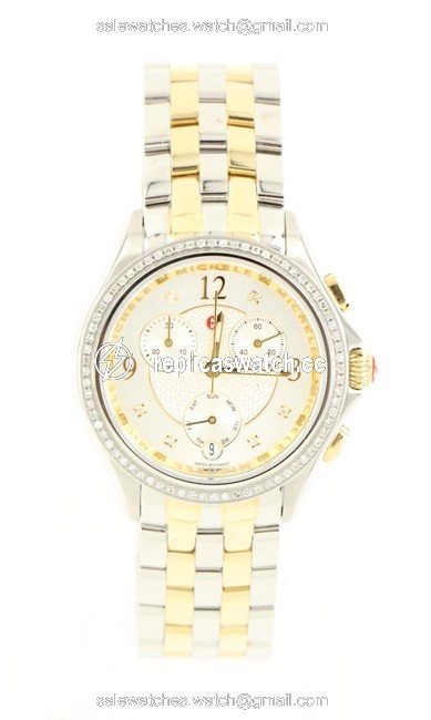 Michele Multicolor Diamond Belmore Watch Michele Multicolor Diamond Belmore Watch