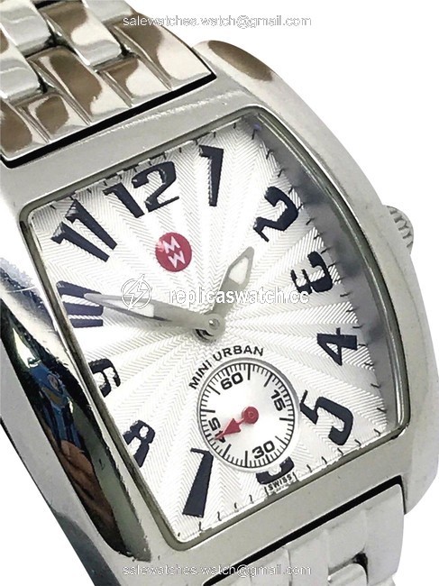 Michele Silver Mini Urban Mw02a00a0001 Swiss Womens Watch Michele Silver Mini Urban Mw02a00a0001 Swiss Womens Watch