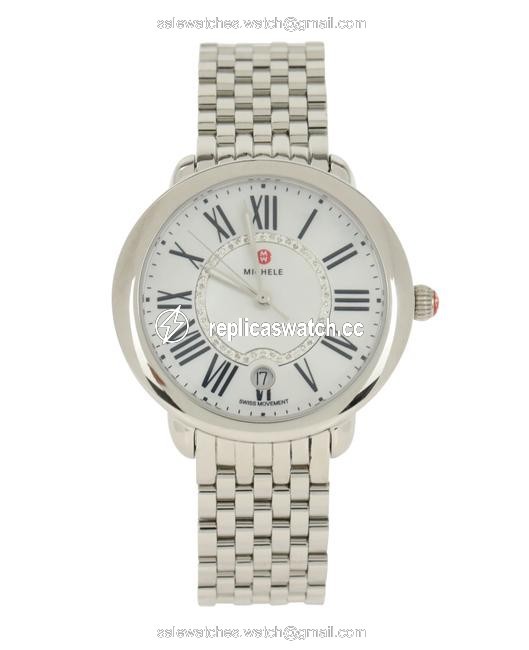Michele Silver Serein 16 Watch Michele Silver Serein 16 Watch