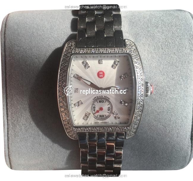Michele Stainless Steel Urban Mini Watch Michele Stainless Steel Urban Mini Watch
