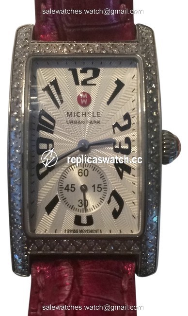 Michele Pink Urban Park Diamond Watch Michele Pink Urban Park Diamond Watch