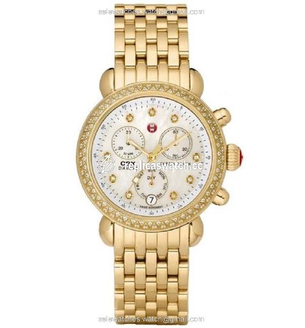 Michele Gold Csx Mop Mother Of Pearl Diamond Mww03m000141 Watch Michele Gold Csx Mop Mother Of Pearl Diamond Mww03m000141 Watch