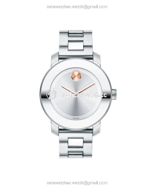 Movado Silver Bold 3600084 Stainless Bracelet Womens Watch Movado Silver Bold 3600084 Stainless Bracelet Womens Watch