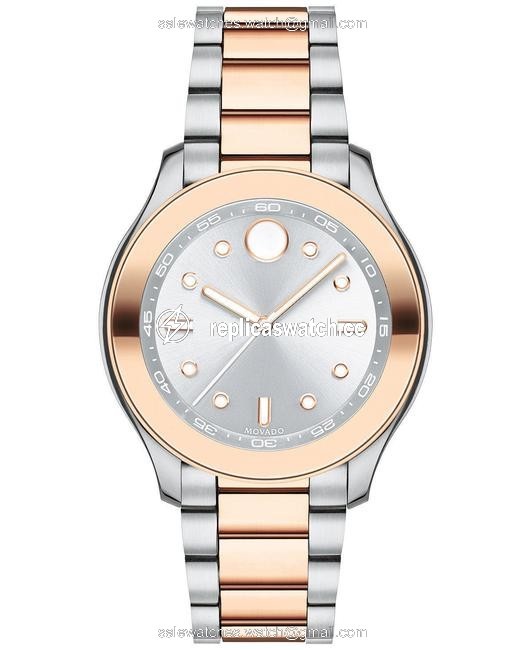 Movado Silver Bold Two Tone Stainless Steel Womens 3600430 Watch Movado Silver Bold Two Tone Stainless Steel Womens 3600430 Watch