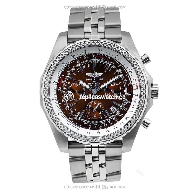 Breitling Stainless Steel with Bronze Dial Bentley Motors A25363 49mm Watch Breitling Stainless Steel with Bronze Dial Bentley Motors A25363 49mm Watch