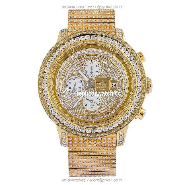 Breitling Champagne Super Avenger A13370 48mm Diamond Dial Watch Breitling Champagne Super Avenger A13370 48mm Diamond Dial Watch