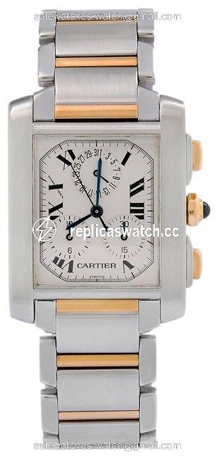 Cartier White Tank Fran?aise W51004q4 28mm Dial with Stainless Steel Watch Cartier White Tank Fran?aise W51004q4 28mm Dial with Stainless Steel Watch