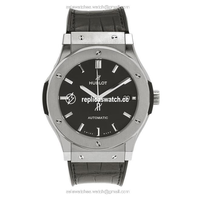 Hublot Black and Titanium Classic Fusion Racing Grey 511.nx.7071.lr 45mm Dial Watch Hublot Black and Titanium Classic Fusion Racing Grey 511.nx.7071.lr 45mm Dial Watch