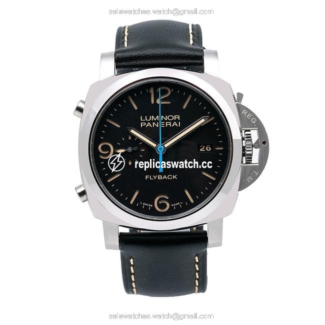 Panerai Black Luminor 1950 3 Days Chrono Flyback Pam00524 44mm Dial Watch Panerai Black Luminor 1950 3 Days Chrono Flyback Pam00524 44mm Dial Watch