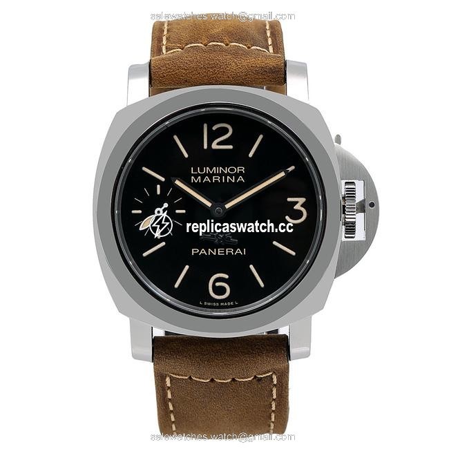Panerai Black and Brown Special Editions Pam00541 44mm Dial with Calf Skin Watch Panerai Black and Brown Special Editions Pam00541 44mm Dial with Calf Skin Watch