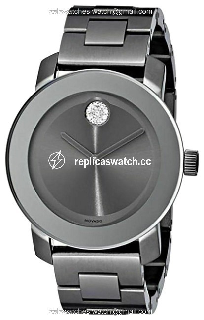 Movado Grey/Gunmetal 3600103 Mens Unisex Bold Quartz Watch Movado Grey/Gunmetal 3600103 Mens Unisex Bold Quartz Watch