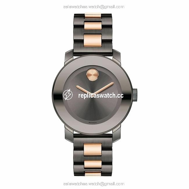 Movado Gray/Rose Gold 3600327 Womens Quartz Watch Movado Gray/Rose Gold 3600327 Womens Quartz Watch