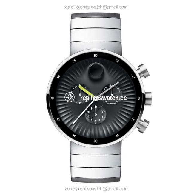 Movado Silver 3680009 Mens Edge Concave Black Quartz Watch Movado Silver 3680009 Mens Edge Concave Black Quartz Watch