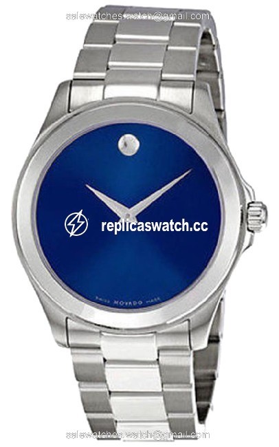 Movado Blue Dial Stainless Steel Junior Sport Mens Watch Movado Blue Dial Stainless Steel Junior Sport Mens Watch