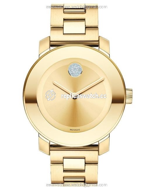 Movado Gold 3600104 Tone Stainless Watch Movado Gold 3600104 Tone Stainless Watch