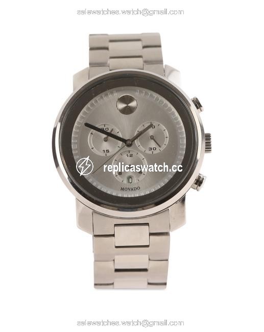 Movado Silver Bold Chronograph Watch Movado Silver Bold Chronograph Watch