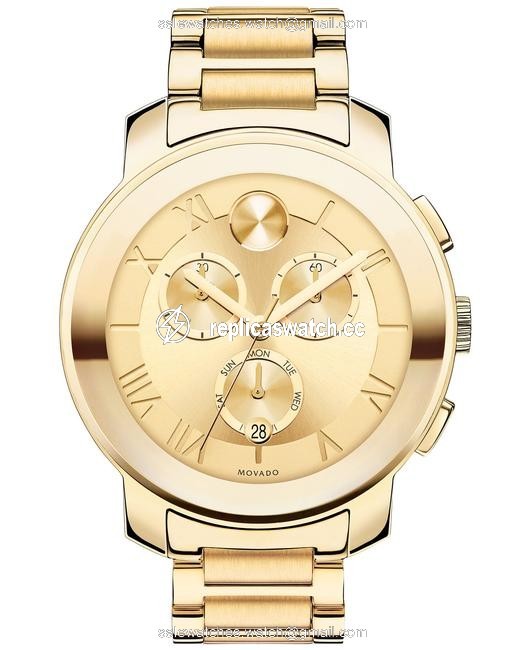 Movado Gold Chronograph Yellow Gold-plated 3600209 Watch Movado Gold Chronograph Yellow Gold-plated 3600209 Watch