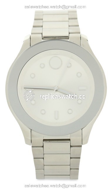Movado Silver Bold Round Watch Movado Silver Bold Round Watch