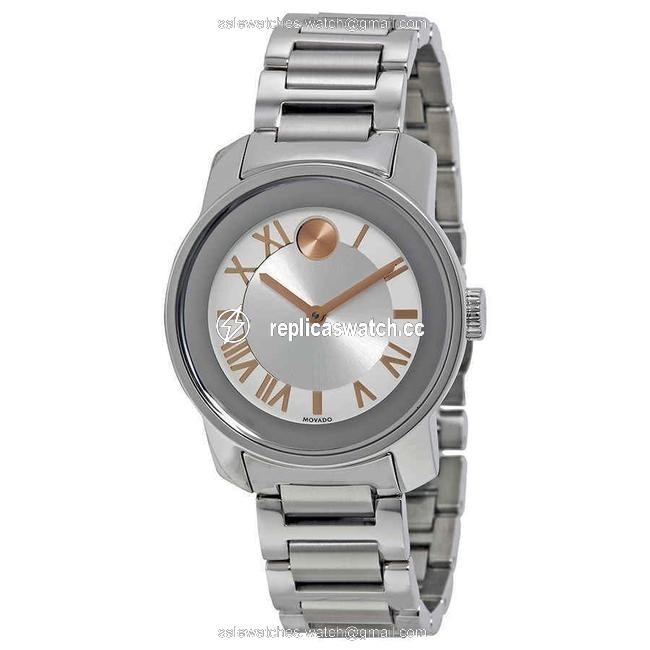 Movado Silver Tone Roman Bold Numerals Ladies Watch Movado Silver Tone Roman Bold Numerals Ladies Watch