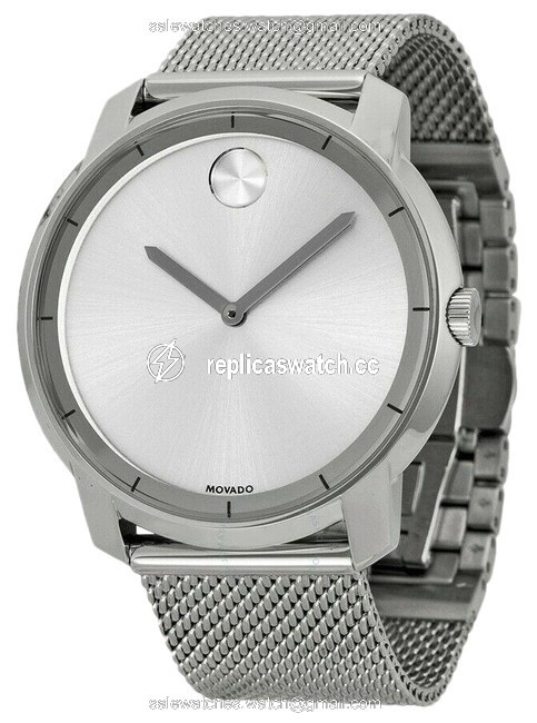 Movado Silver Bold Dial Stainless Steel Mesh Mens 3600260 Watch Movado Silver Bold Dial Stainless Steel Mesh Mens 3600260 Watch