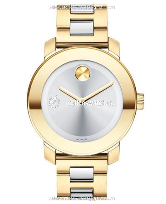Movado Silver Bold Two Tone 3600129 Stainless Watch Movado Silver Bold Two Tone 3600129 Stainless Watch