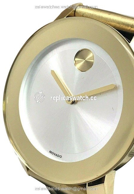 Movado Yellow Gold & Silver 3600129 Two Tone 36mm Womens Swiss Quartz Watch Movado Yellow Gold & Silver 3600129 Two Tone 36mm Womens Swiss Quartz Watch