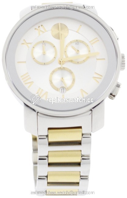 Movado Silver and Gold Two-tone Watch Movado Silver and Gold Two-tone Watch